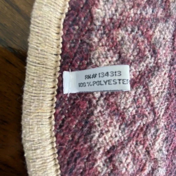 𝅺SOFT cape shawl poncho with elephant design - Picture 6 of 7